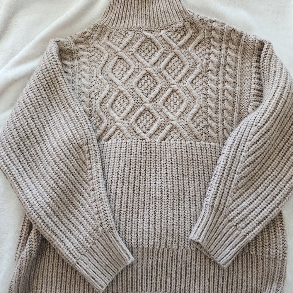 A New Day Antique Rose Color Knit Sweater Size x-small